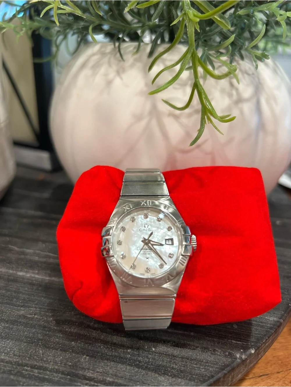 Omega wristwatch stainless